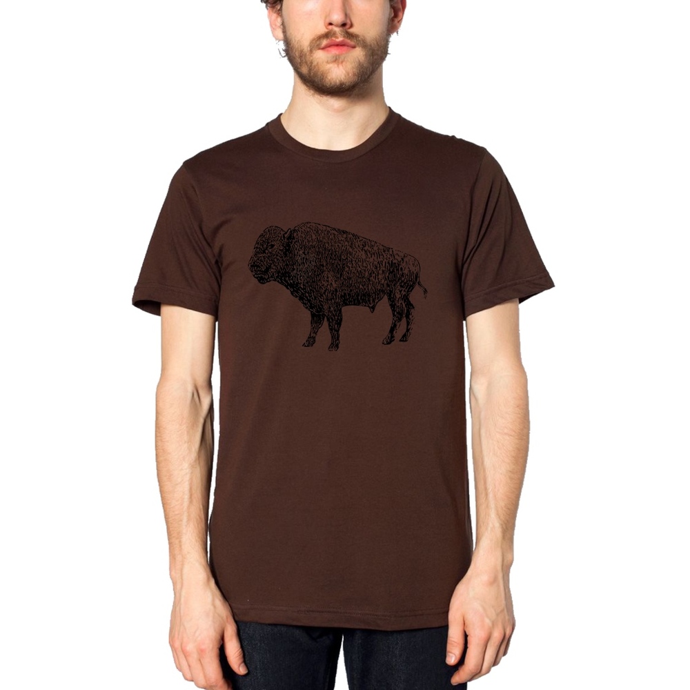 BUFFALO VINTAGE BISON Graphic Print T-Shirt SML